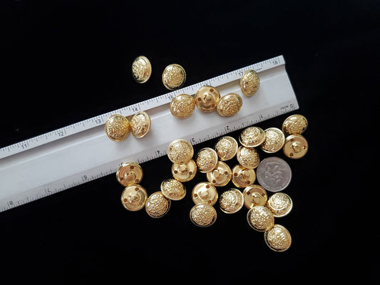 gold shank buttons