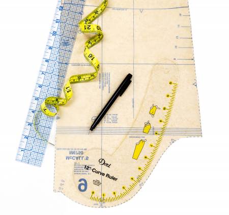 Dritz Curve Ruler - 12in - Clear