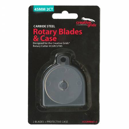 creative grids 45mm rotary blades for fabric cutting