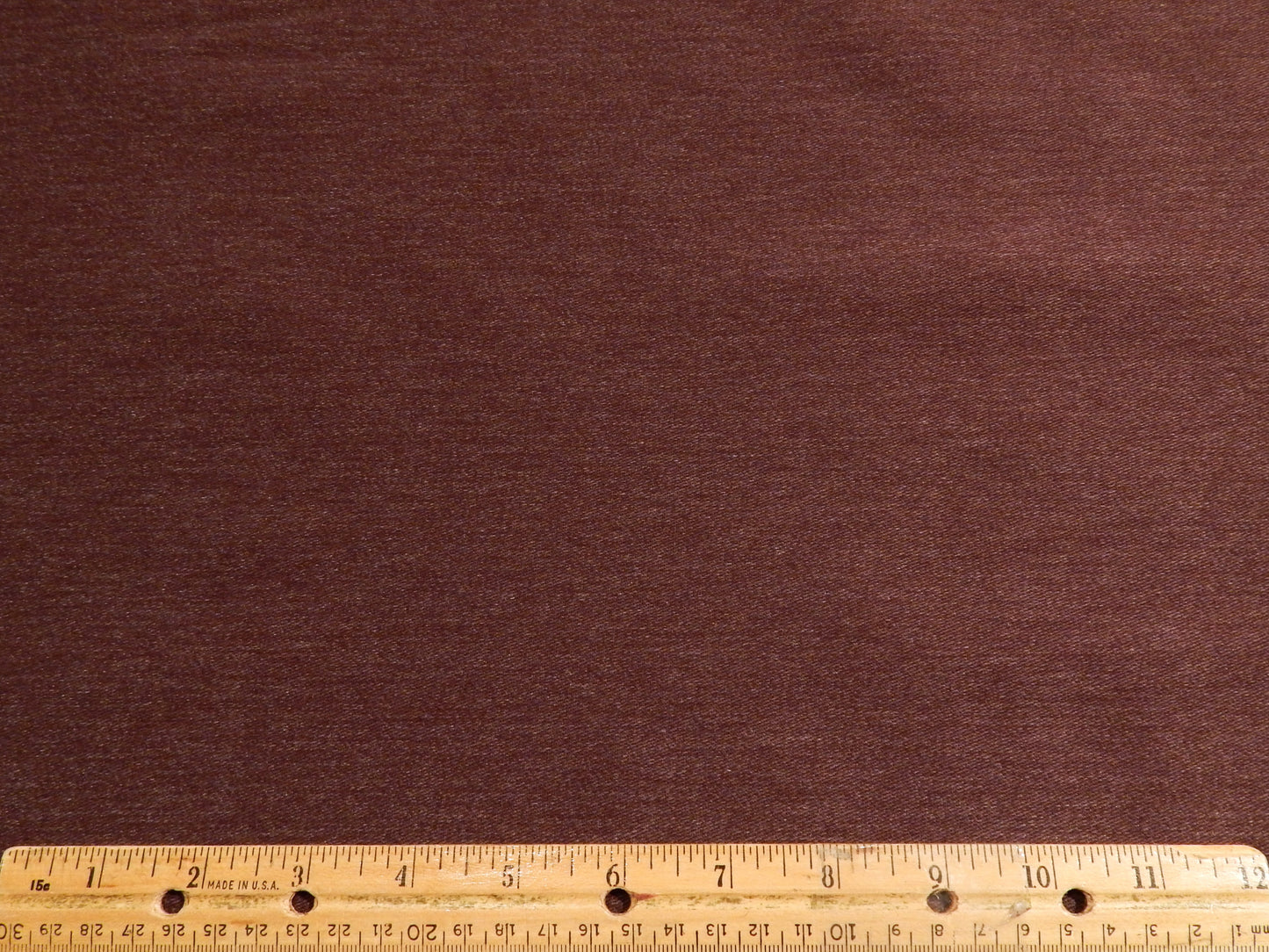 Burgundy Stretch Denim