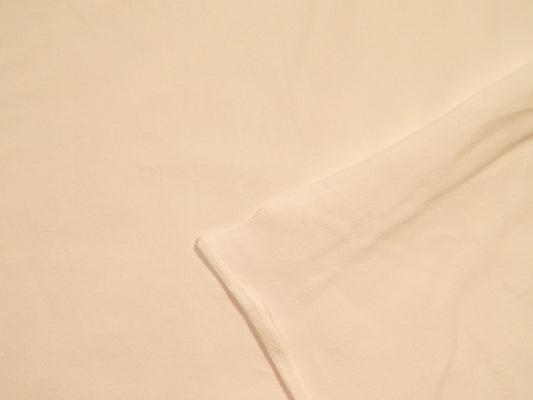 White Cotton Spandex Jersey