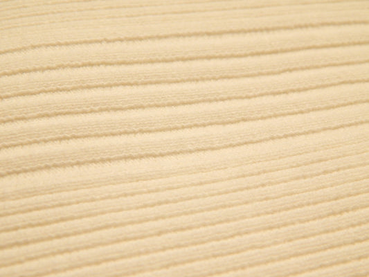 White Variegated Rib Knit