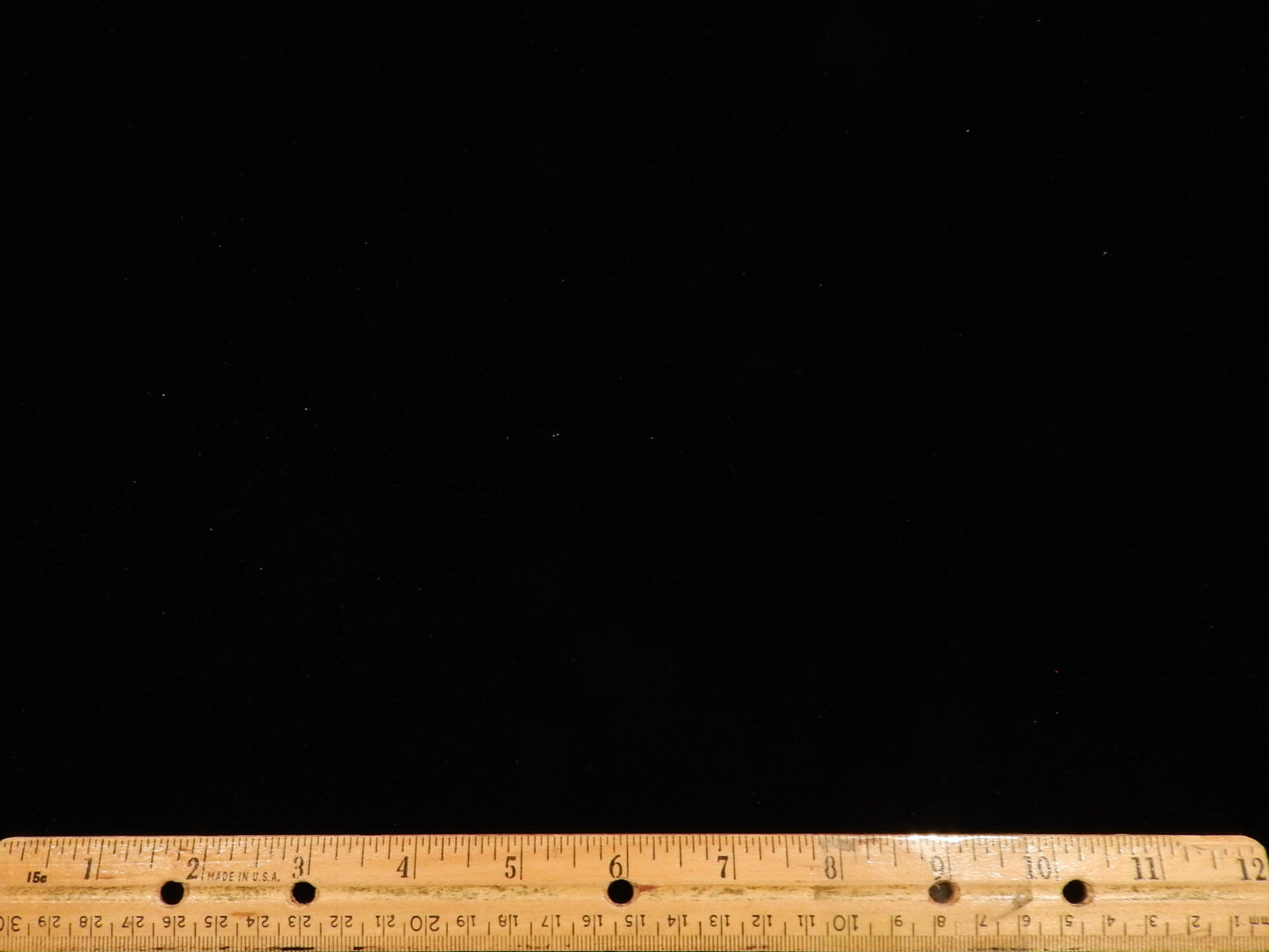 Black Cotton Blend Velveteen