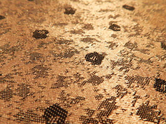 Rose Gold Dot Brocade