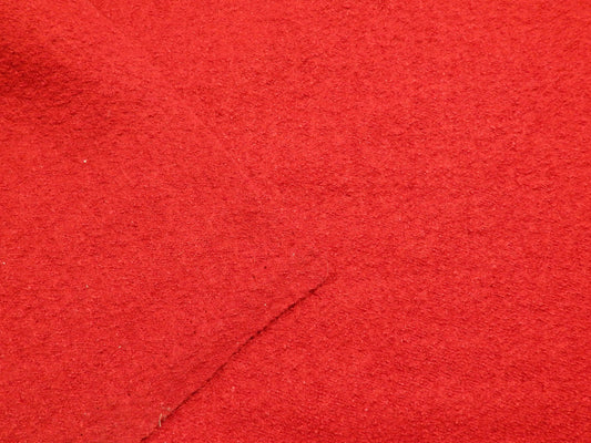 Bright Red Boiled Wool Knit - Telio Lana Bollito