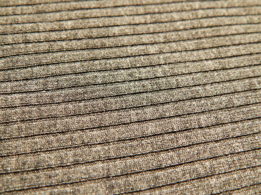 Dark Heathered Gray Bamboo Ribbing