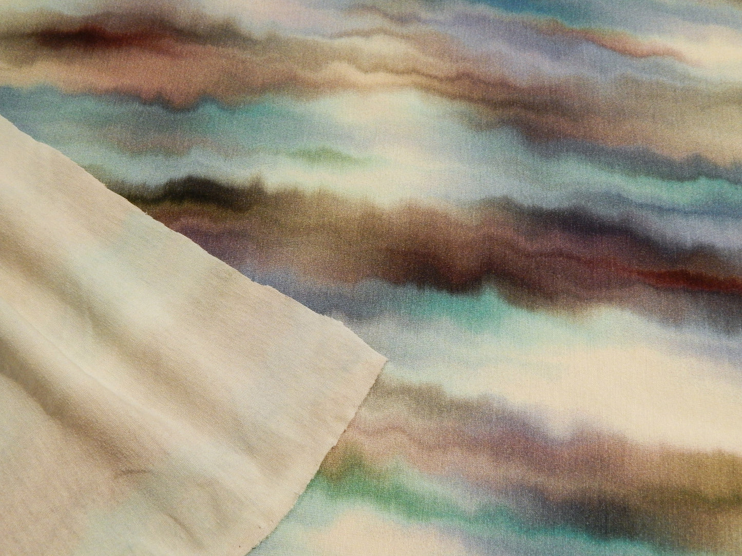 Blue Bamboo Abstract Tie Dye Knit - Telio