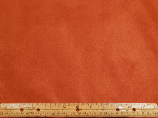 Rusty Copper Faux Suede