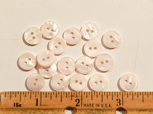 Blush Small Mother of Pearl Shirt Buttons