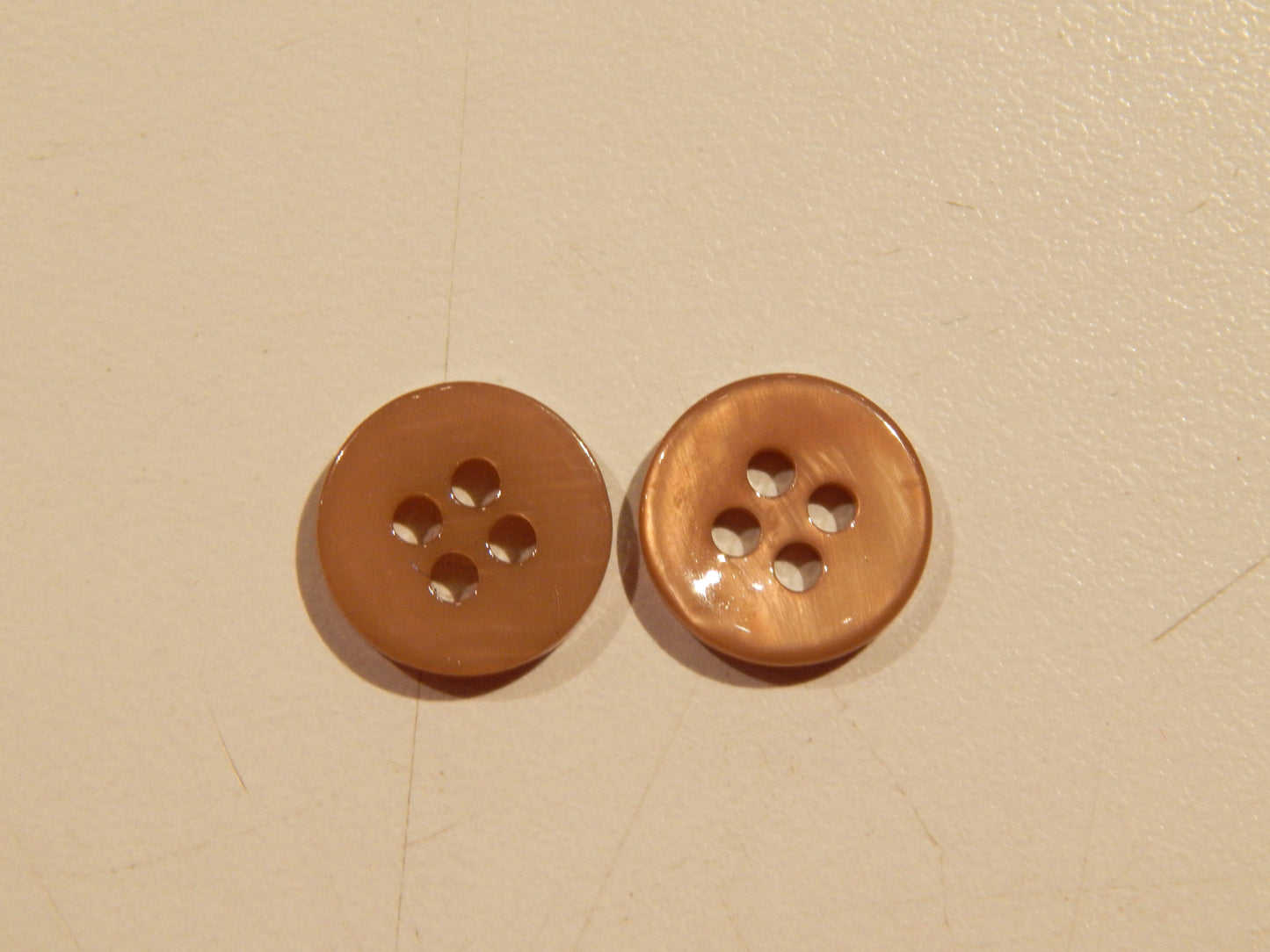 Bronzy Brown Small Mother of Pearl Shirt Buttons