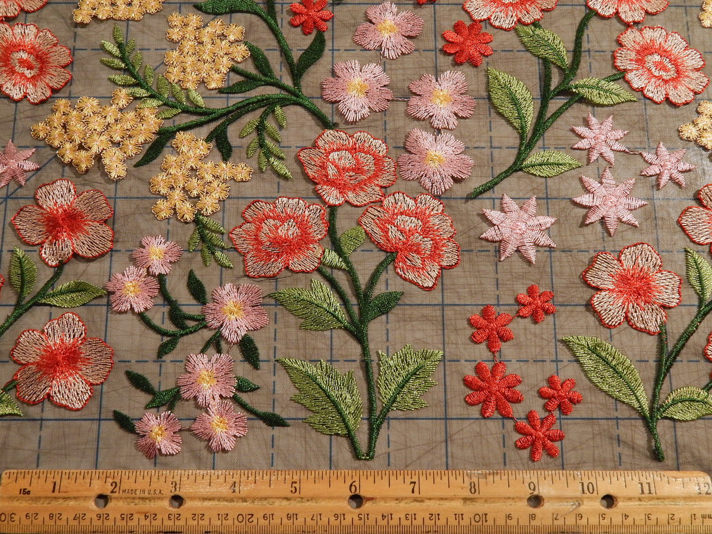 Black Floral Secret Garden Lace - Telio