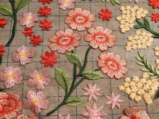 Black Floral Secret Garden Lace - Telio