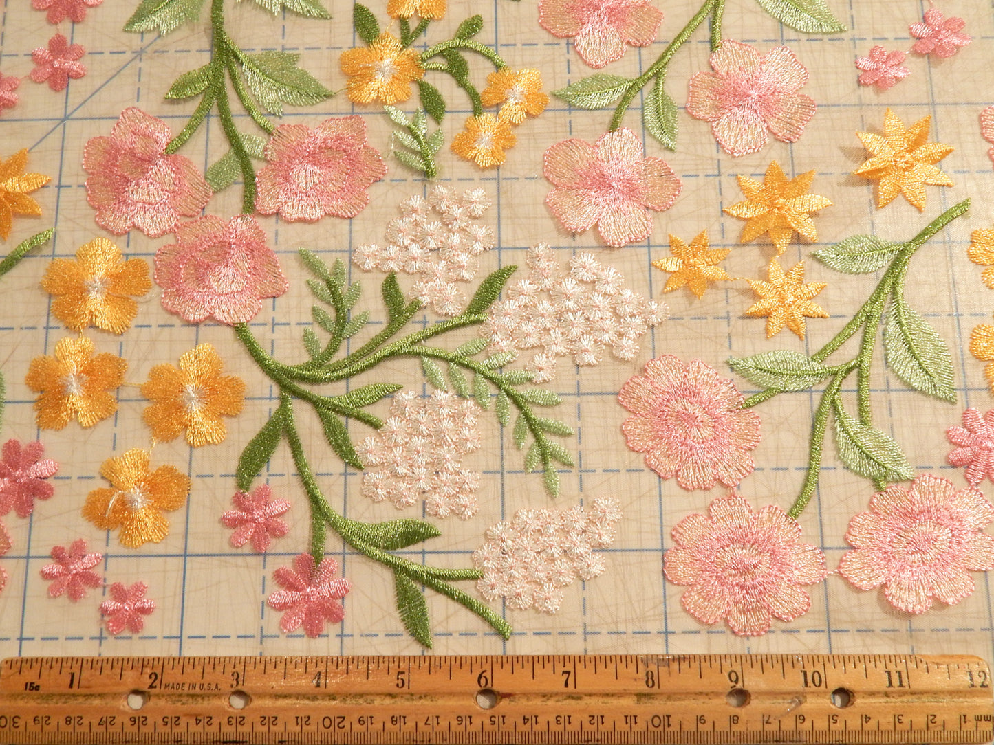 White Floral Secret Garden Lace - Telio