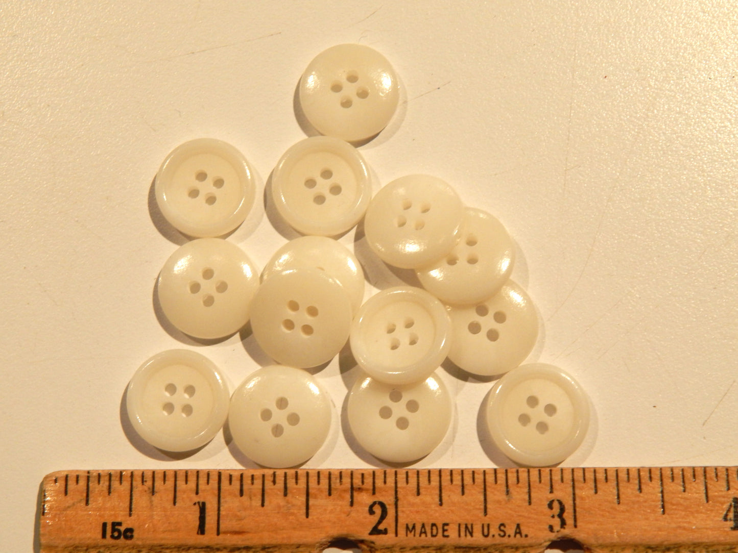 Ivory Urea Buttons - Multiple Sizes