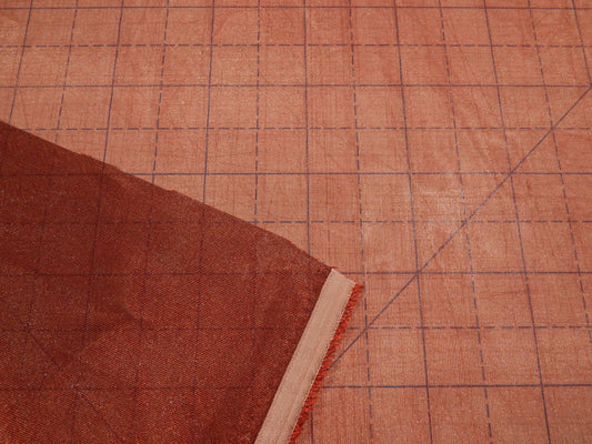 Maroon Mini Stripe Organza