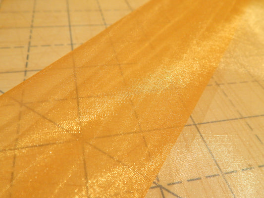 Iridescent Gold Organza
