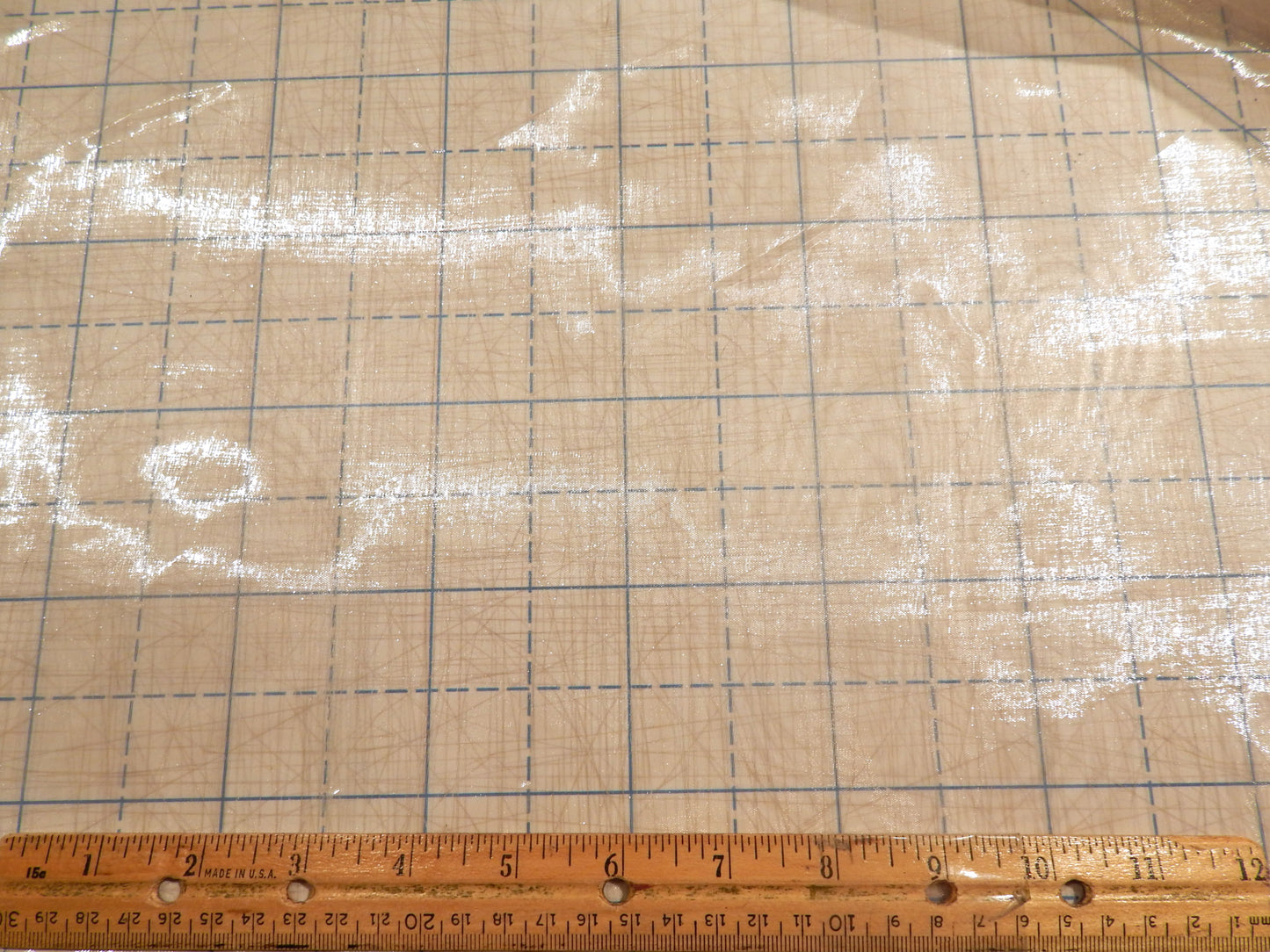 Ivory Mirror Organza