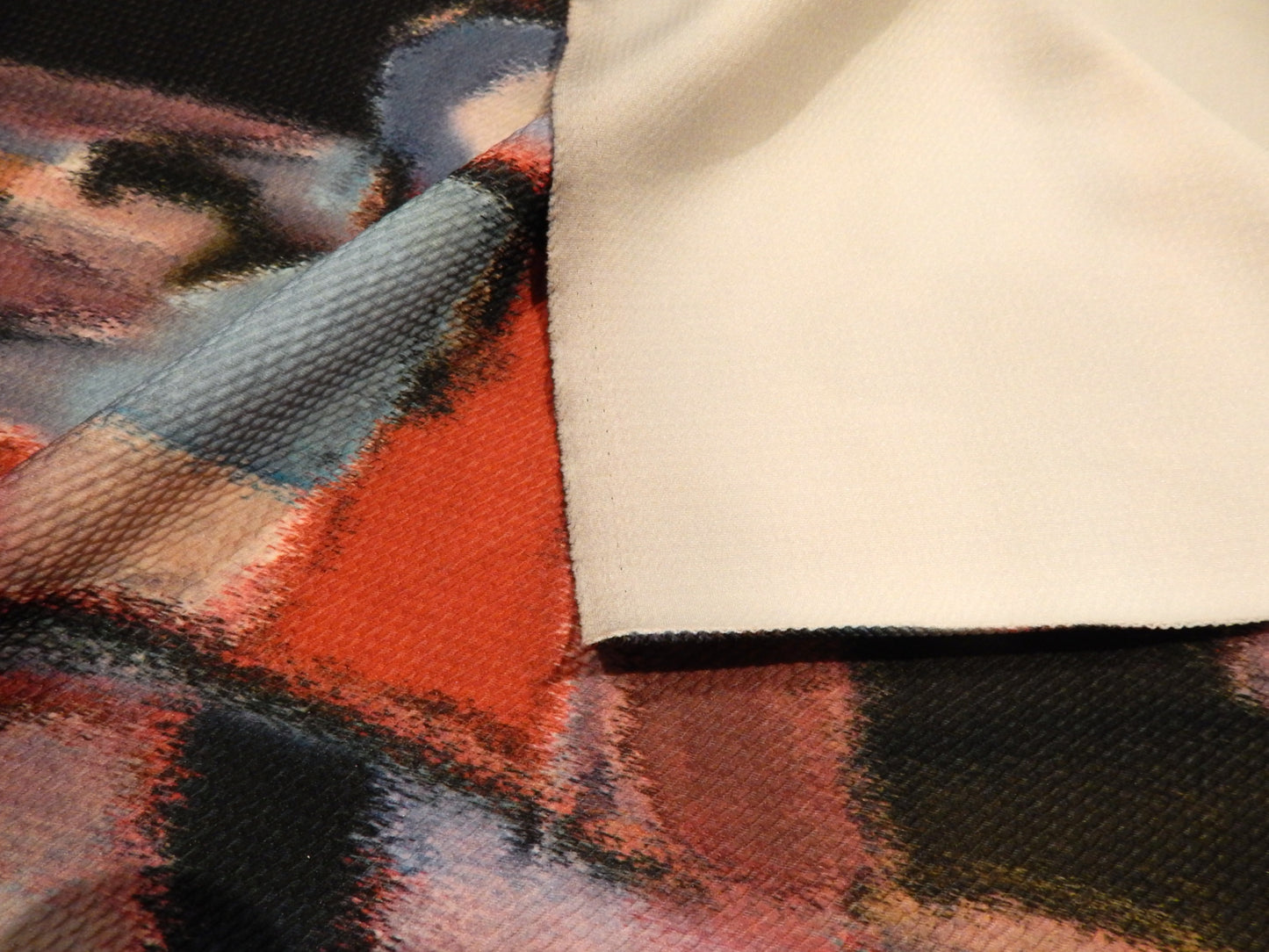 Muted Abstract Painting Bullet Knit