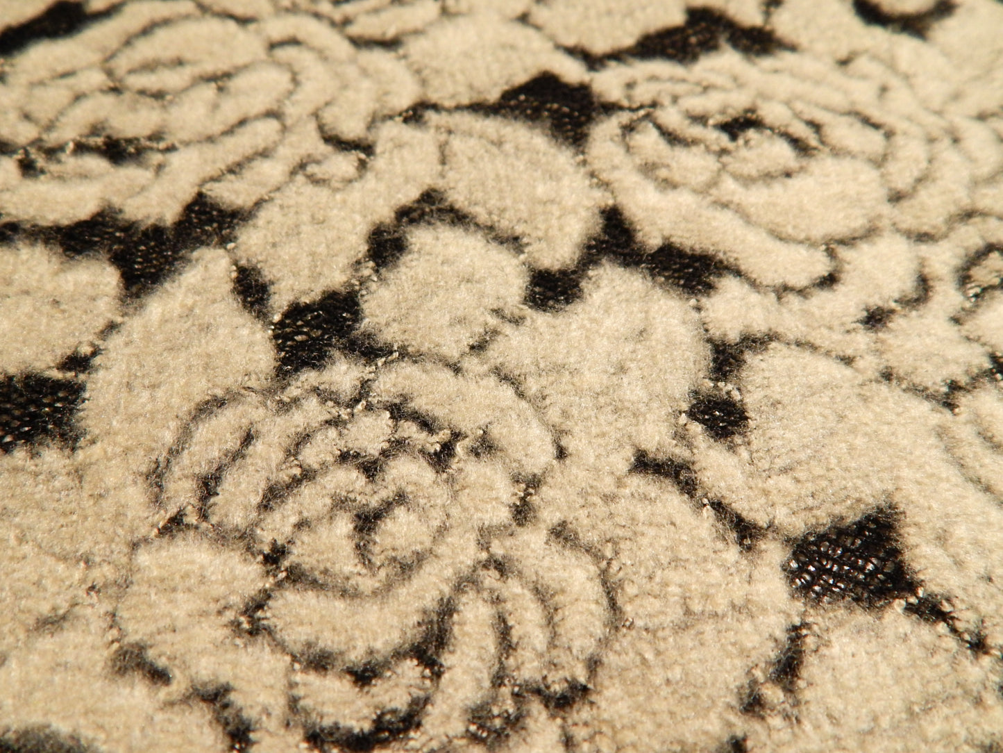 Ivory Rose Mesh Sweater Knit