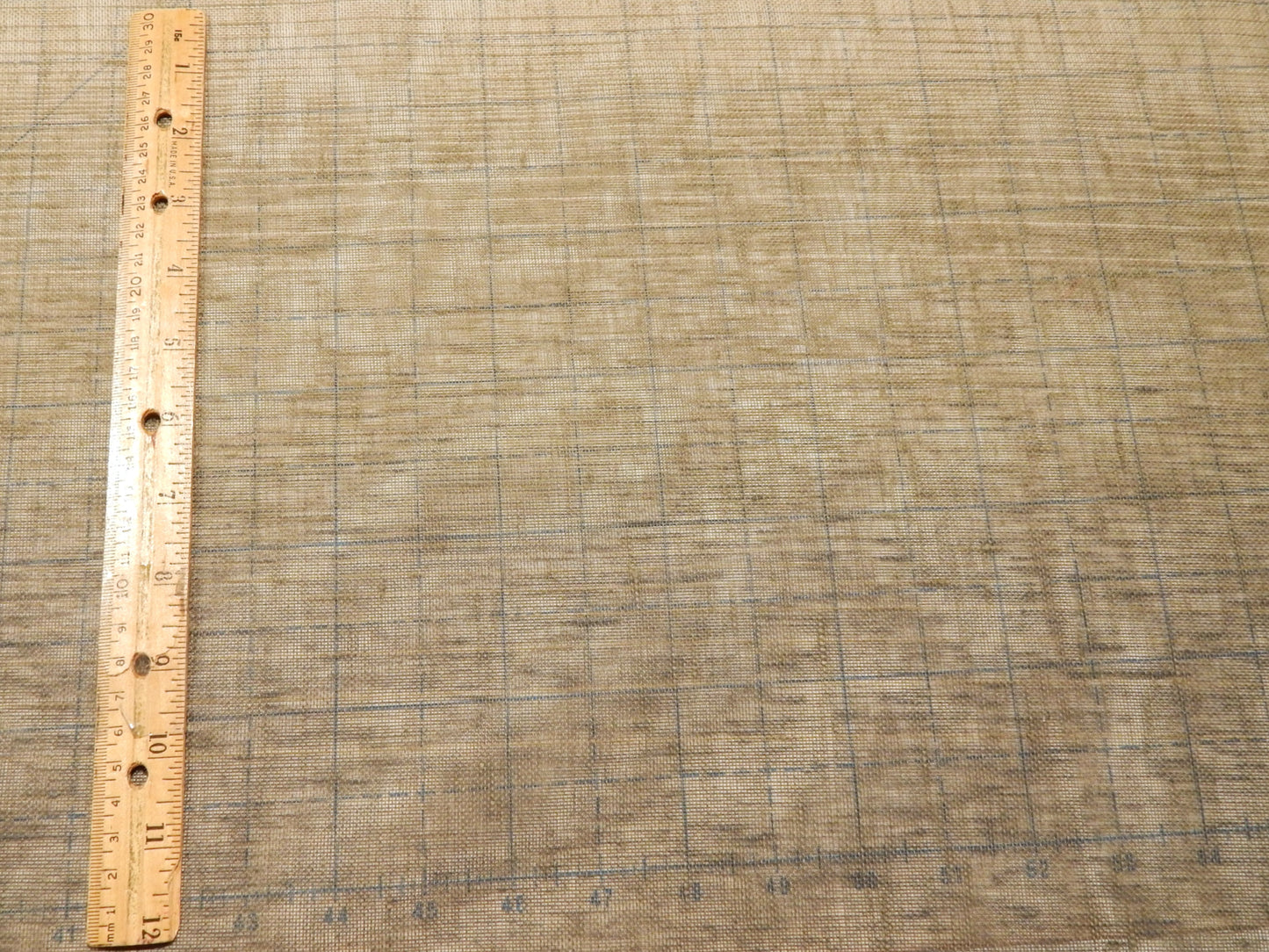 Grey and Olive Ombre Linen Gauze