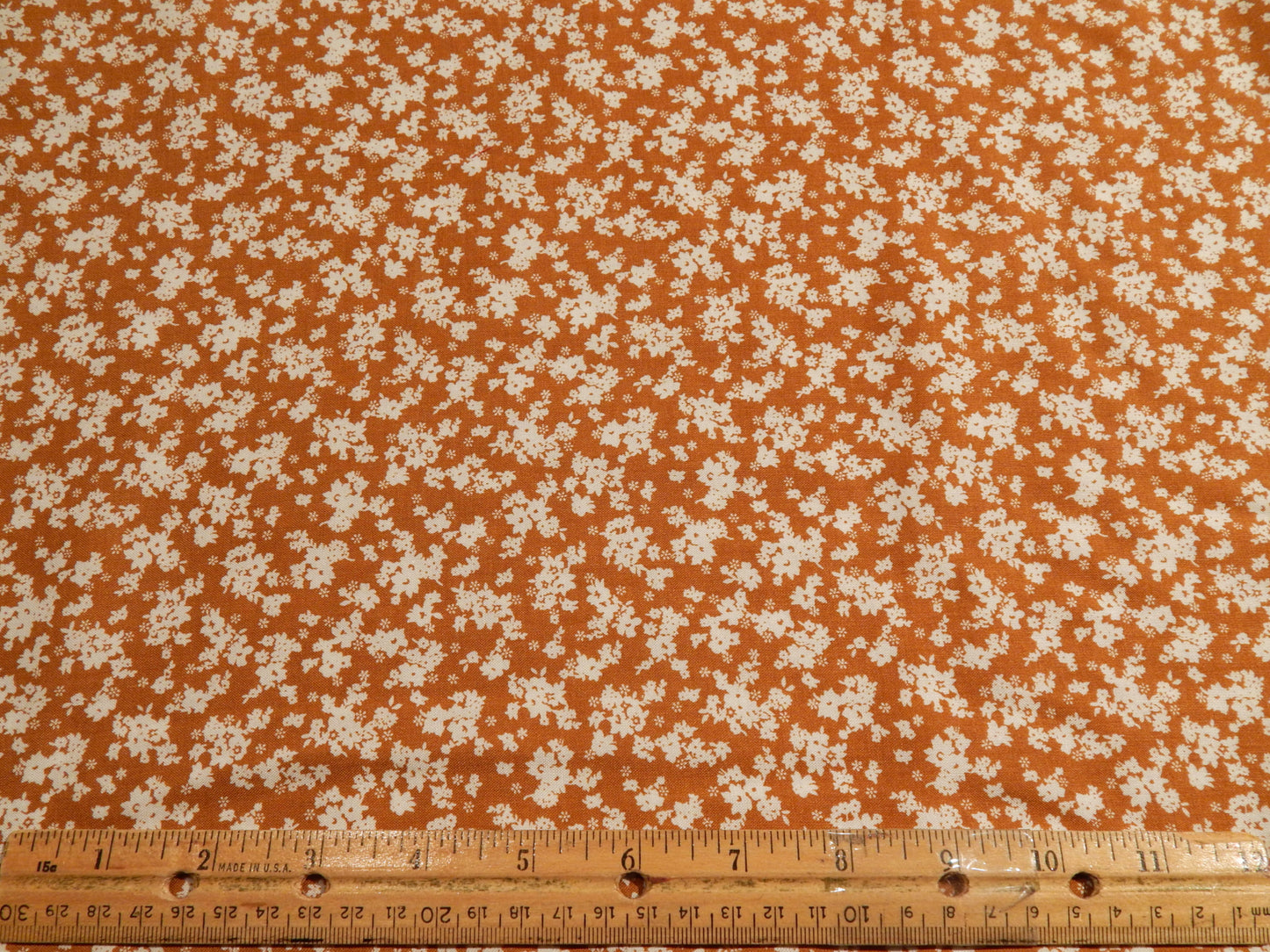 Earthy Ditsy Floral Rayon Challis
