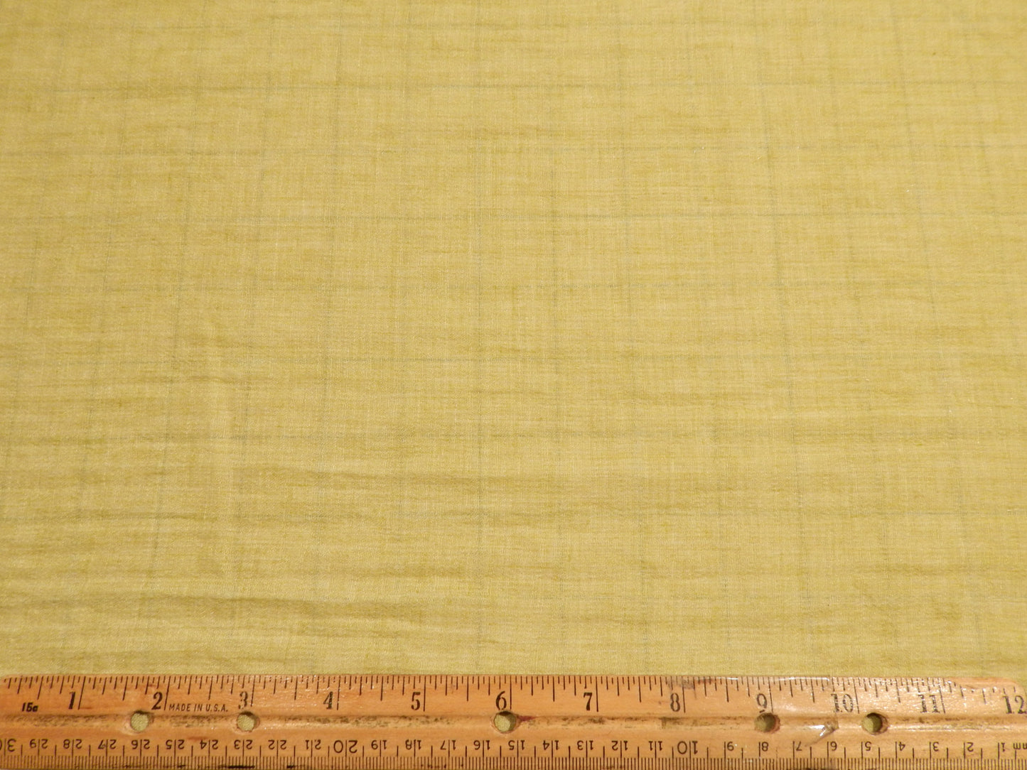 Pea Green Cotton Blend Gauze