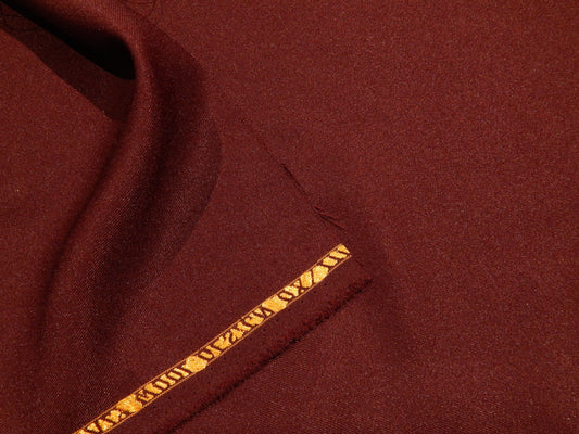 Maroon Twill Suiting