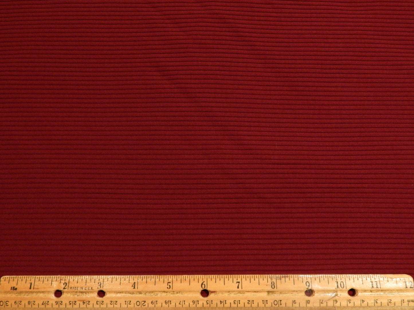 Burgundy Bamboo Ribbing - Telio