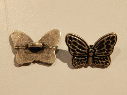 Metal Butterfly Buttons