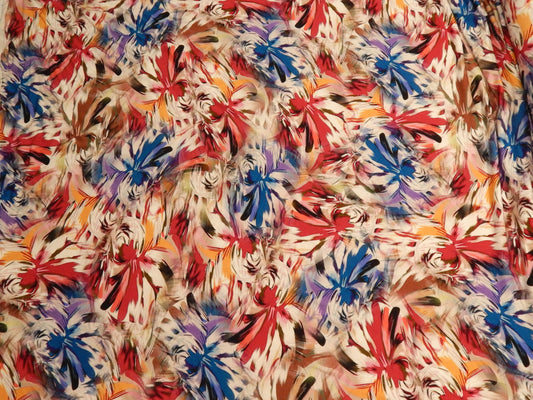 Jeweled Tropics Abstract Jersey Knit - Telio