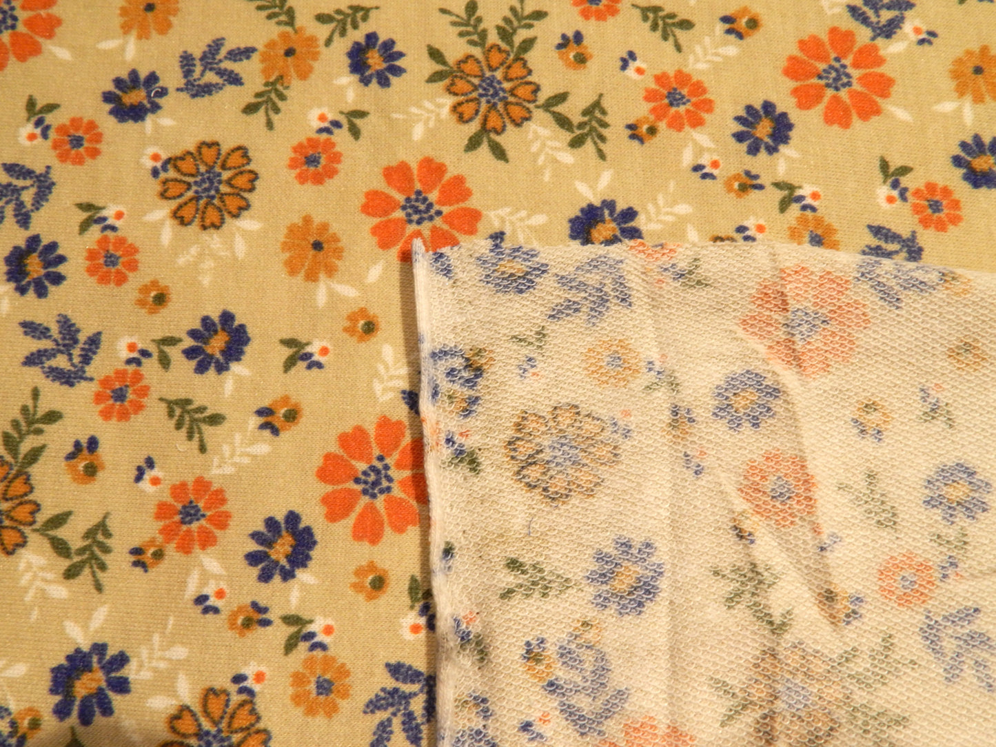 Country Flowers French Terry
