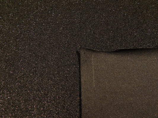 Crinkle Black Glitter Knit
