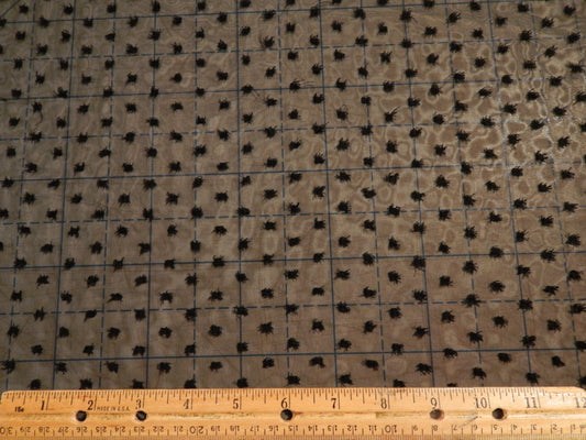 Black Swiss Dot Chiffon