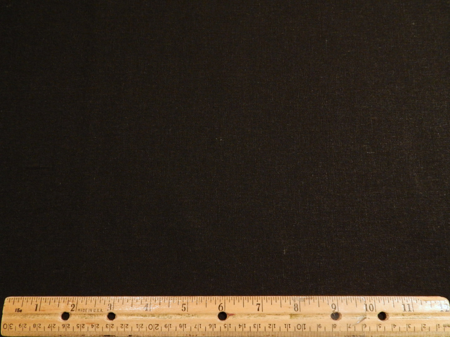 Midweight Black Linen