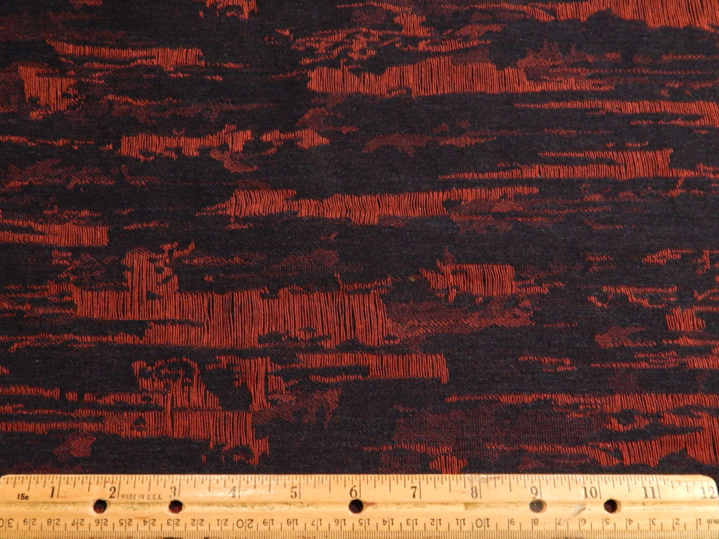 Norma Jean Reversible Jacquard Red Denim - Telio