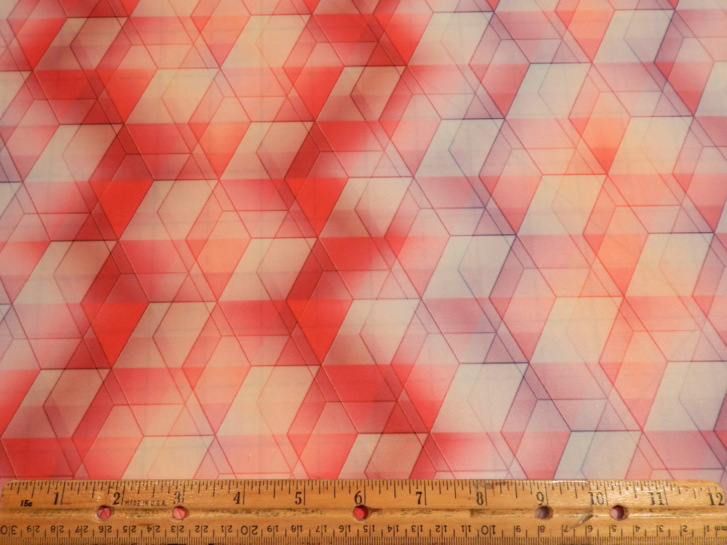Hot Pink Geometric Swim Knit - Telio