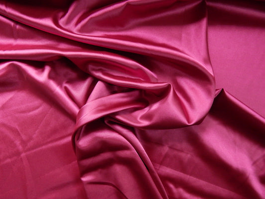 fuchsia charmeuse fabric