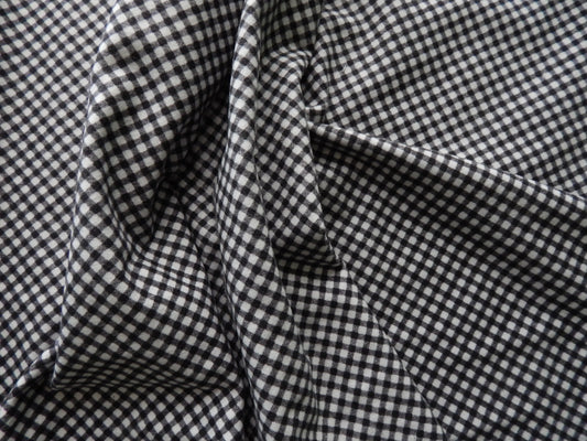 Black and White Plaid Flannel