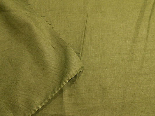 Olive Green Linen Shirting
