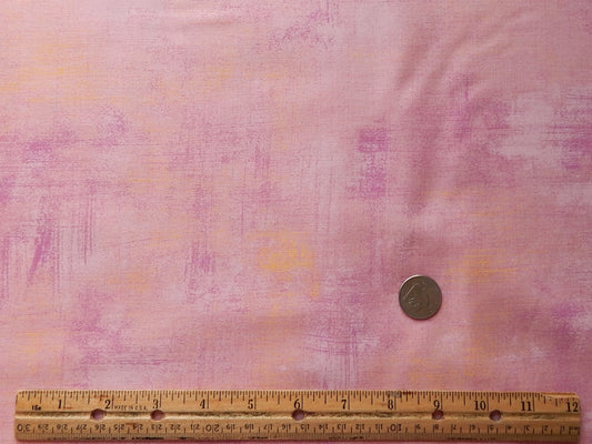 Multicolored sunset orange and pink cotton fabric