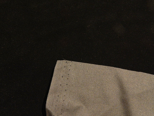 Black Cotton Velveteen