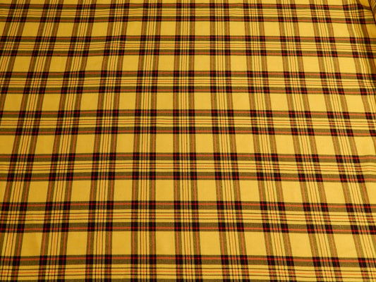Yellow, Black, & Red Plaid
