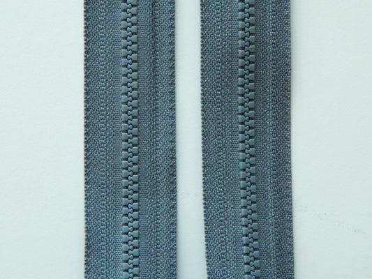 dark grey plastic zipper