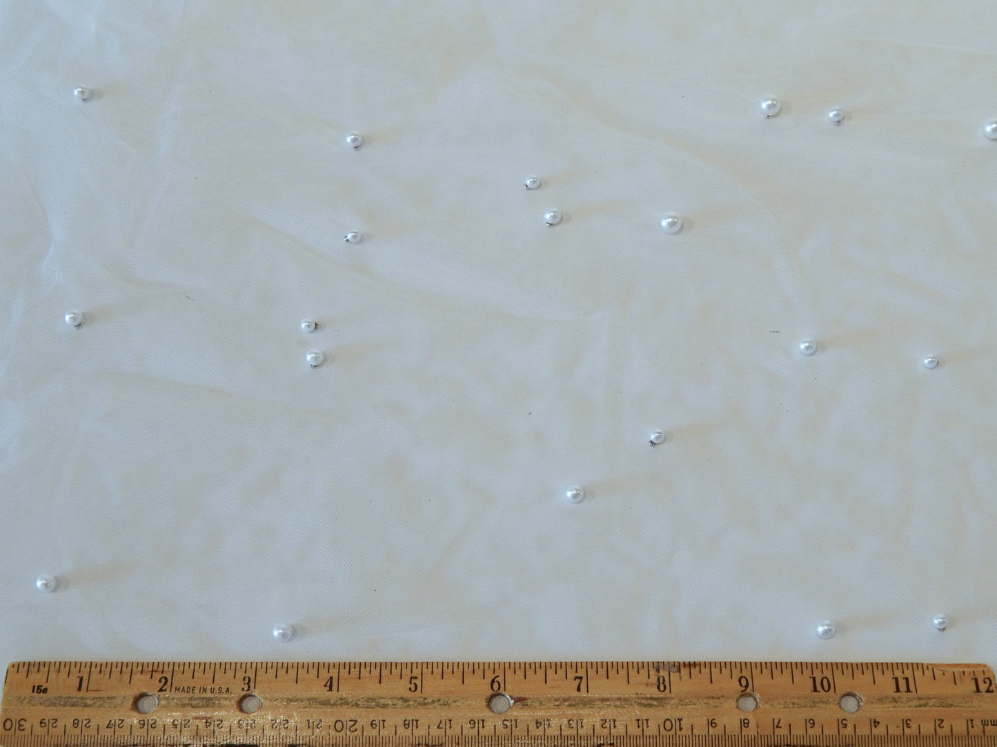 Pearly Tulle - Beaded - Multiple Colors