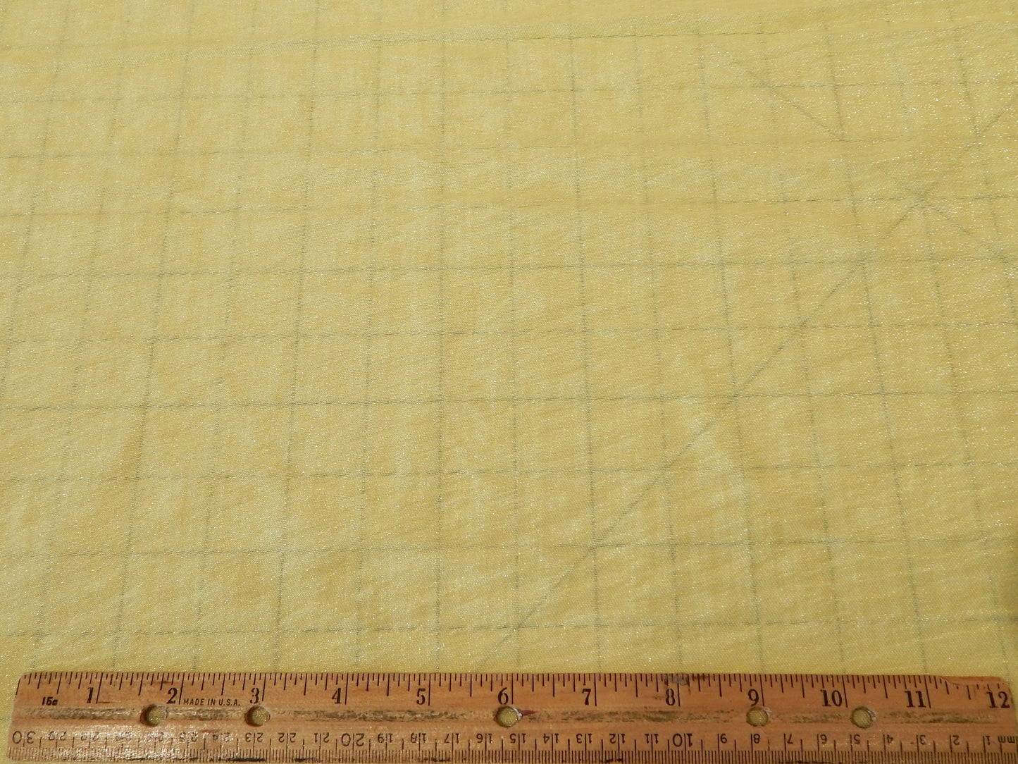 Lemon Glimmer Viscose Linen