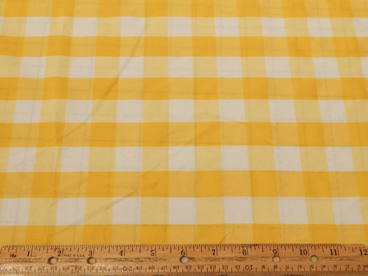 Gingham - Yellow Large