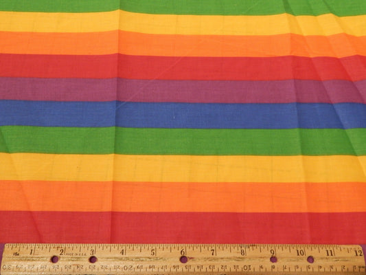 Rainbow Stripes Cotton