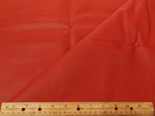 Red Calfskin Leather - Paintbrush Studio