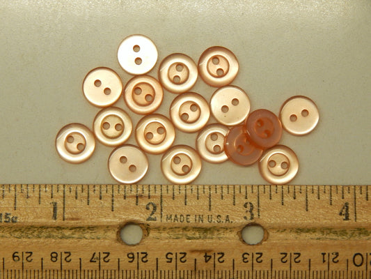 Glassy Pink Buttons