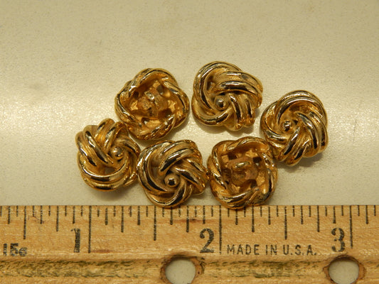 Gold Knot Buttons
